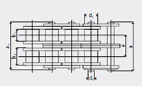Megalife I_II - Roller Chains Duplex - Dimensional Drawing