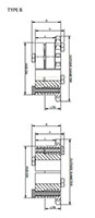 No. 50 5_8 Pitch - QD - Dimensional Drawing