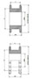 Double Single Sprockets - Dimensional Drawing