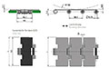 Flat Top Chain Series 812/815 GT/HS - Dimensional Drawing