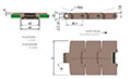 Flat Top Chain Series 880 M - Dimensional Drawing