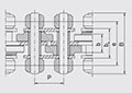 JWIS Accumulation Chains with Offset Transport Rollers dim