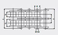 Megalife I_II - Roller Chains Duplex - Dimensional Drawing