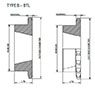 No. 120 1 1_2 Pitch - Tapered Bushing BTL - Dimensional Drawing