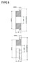 No. 100 1 1_4 Pitch - Plain Bore Type B - Dimensional Drawing