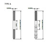 No. 35 3_8 Pitch - Plain Bore TypeA - Dimensional Drawing