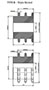 No. 40 1_2 Pitch - Multiple Strand Triple - Dimensional Drawing