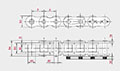 Roller Chains - Nickel-Plated Series - Dimensional Drawing
