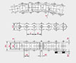Side Bow Chains - Dimensional Drawing