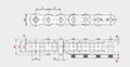 Zinc-Flake Coated Roller Chains - Dimensional Drawing